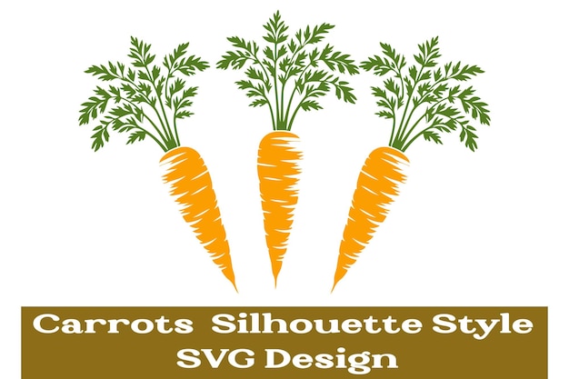 Vector carrot in color stock illustration