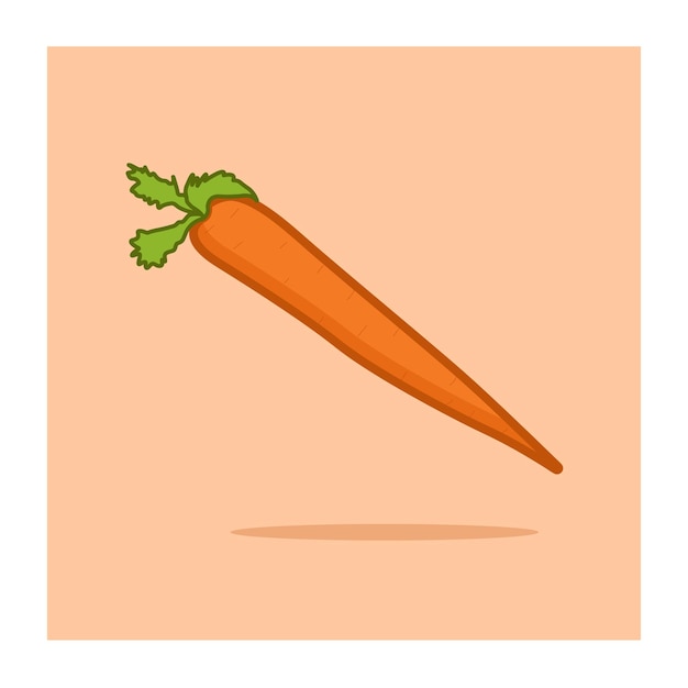 Carrot icon isolated vector