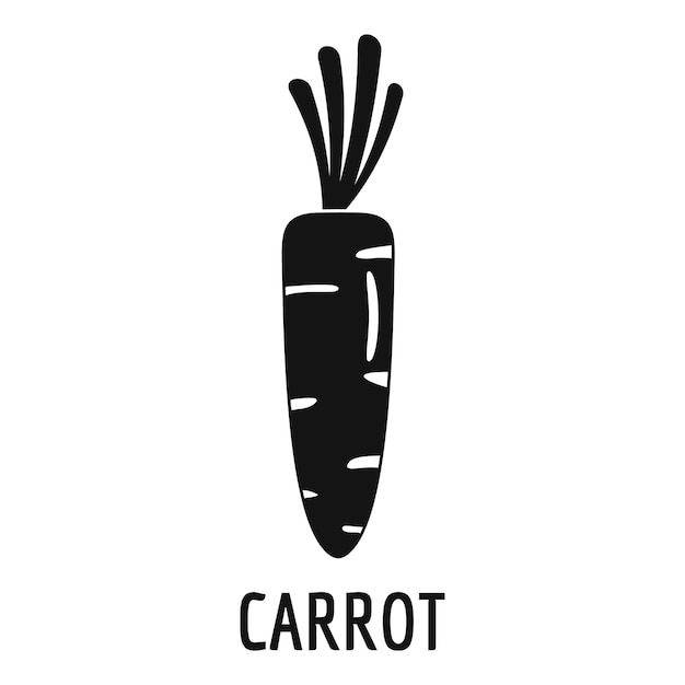 Carrot icon Simple illustration of carrot vector icon for web