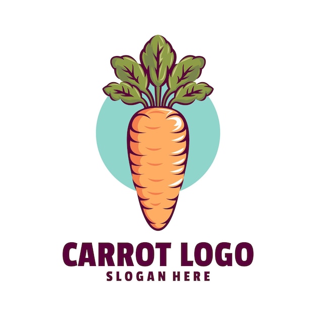 Design del logo di carota