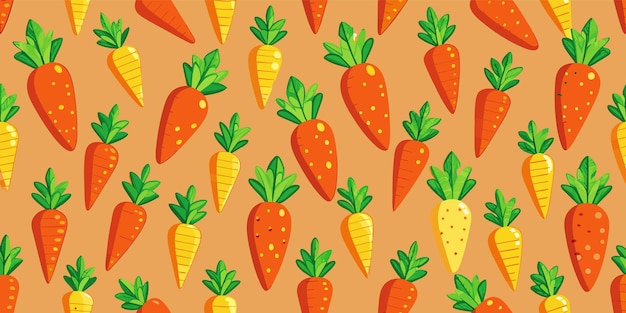 carrot seamless pattern design