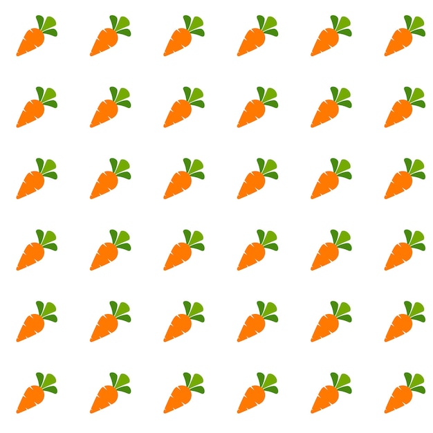 Carrots pattern vector
