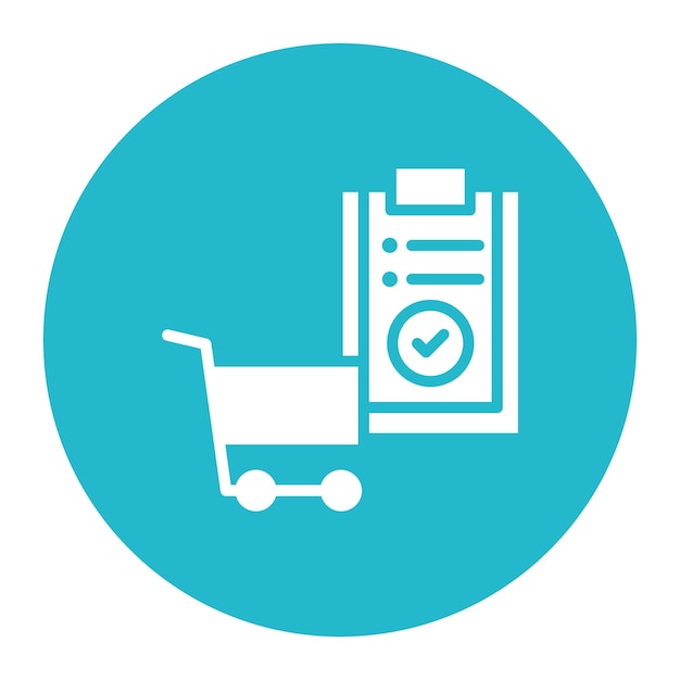 Cart Confirmation icon vector image Can be used for Ecommerce Store