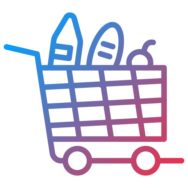 Vector cart items icon vector image can be used for ecommerce store