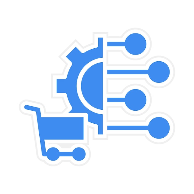 Vector cart options icon vector image can be used for ecommerce store