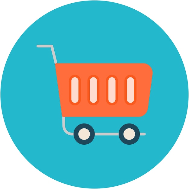 Cart Vector Illustration Style