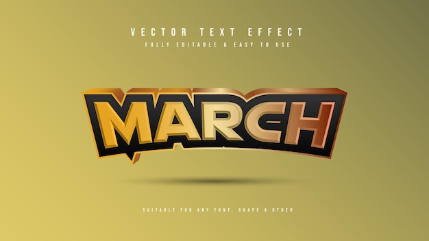 Cartoon 3d style editable vector text effect