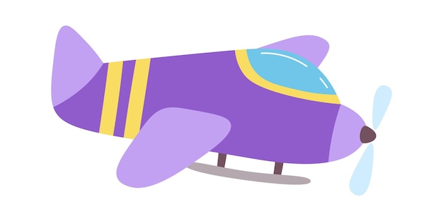 Vettore veicolo aereo dei cartoni animati