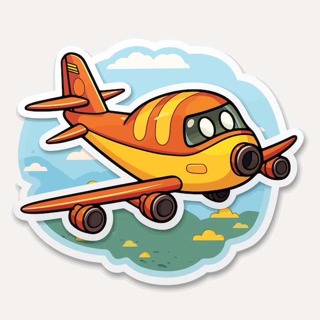 cartoon airplane