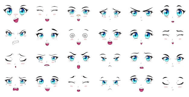 Anime Face Stock Illustrations – 45,603 Anime Face Stock Illustrations,  Vectors & Clipart - Dreamstime