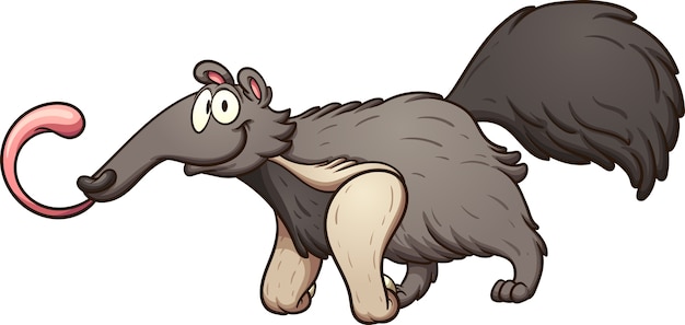 cartoon anteater