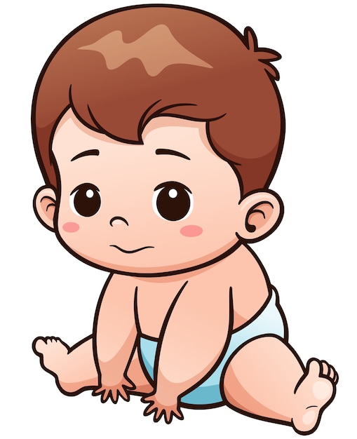 Vettore cartoon baby