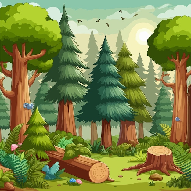 Vector cartoon background design