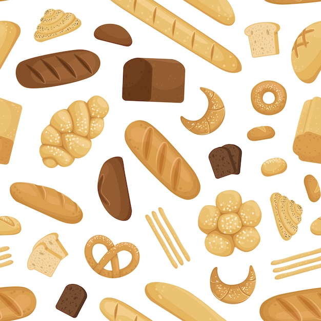  cartoon bakery pattern or  illustration