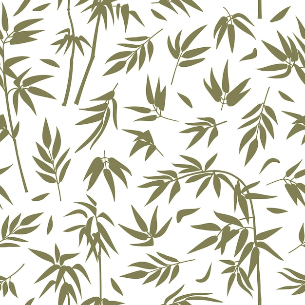 cartoon bamboo shoots pattern flat vector background illustration bamboo seamless pattern