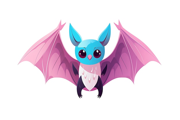 Cartoon Bat Big Wings