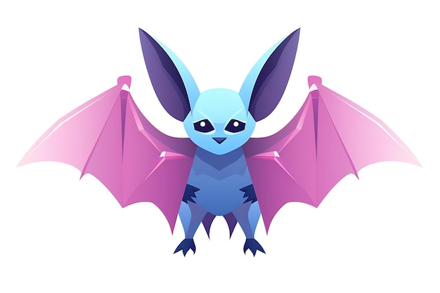 Cartoon Bat Big Wings