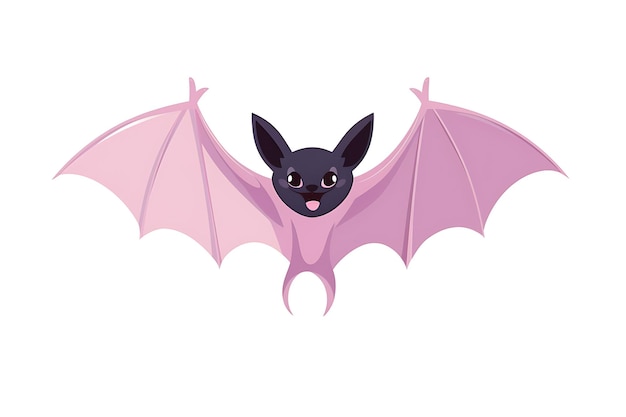 Cartoon Bat Flying