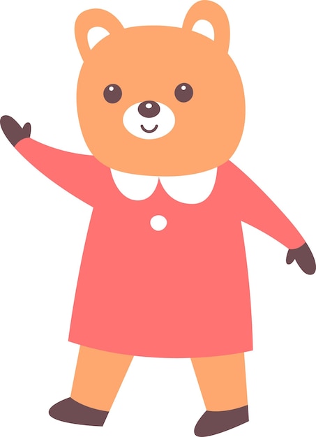 Cartoon bear character