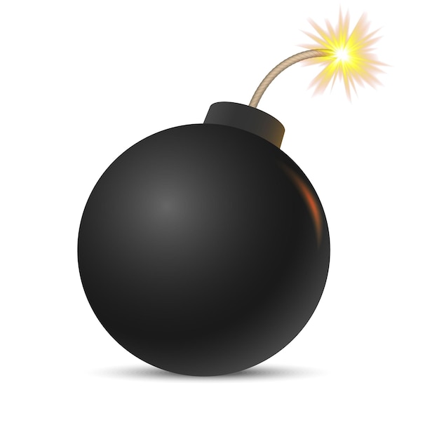 Cartoon bomb Vector