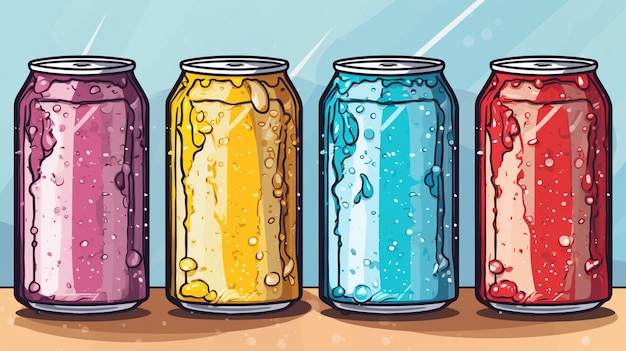 Vector a cartoon of bottles of beer with the words  beer  on them