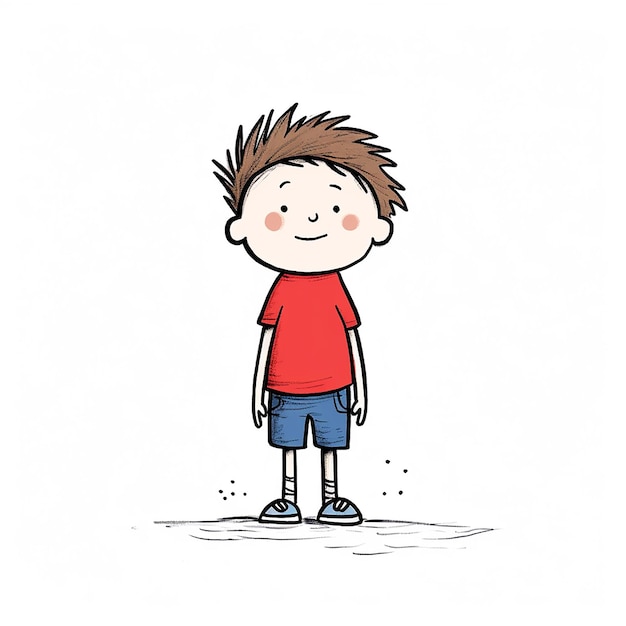 Cartoon Boy character Illustration