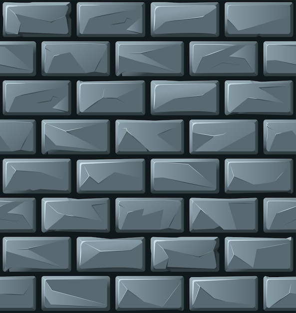 Cartoon brick wall.