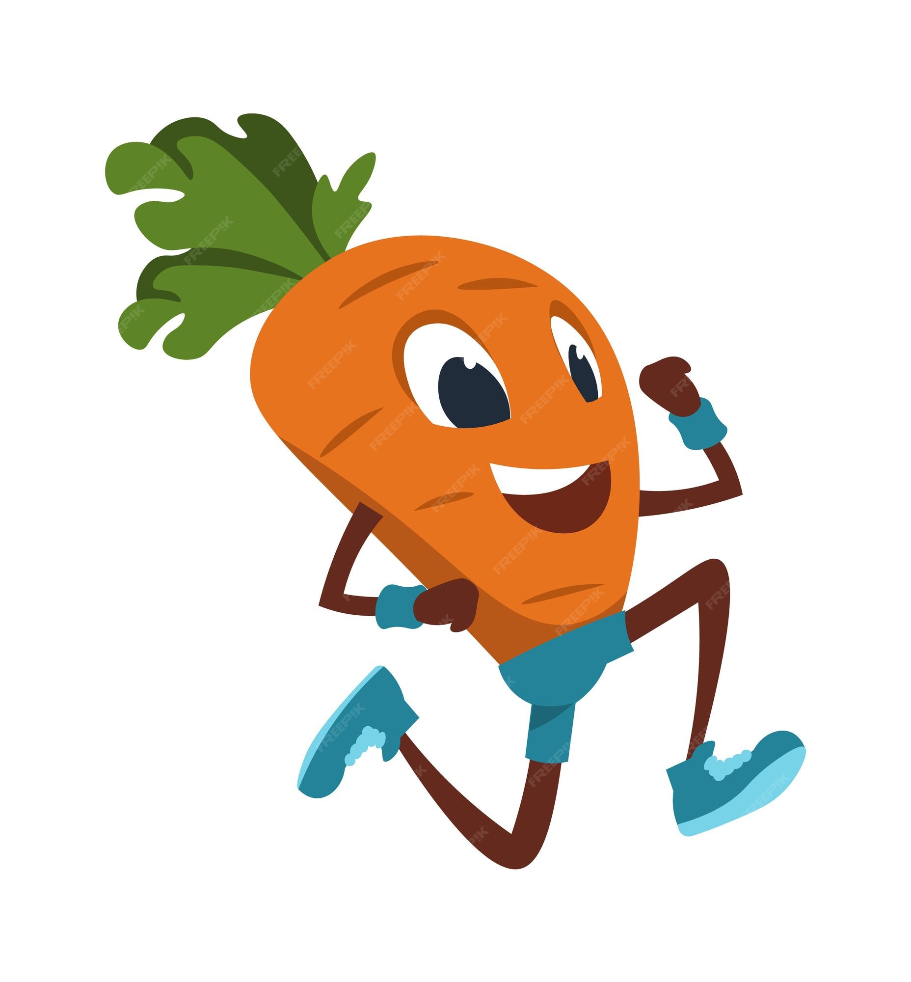 Premium Vector | Cartoon carrot funny vegetable doing fitness exercises and jogging running mascot outdoor sport activities isolated talisman with anthropomorphic face and limbs vector illustration Premium Vector | Cartoon carrot funny vegetable doing fitness exercises and jogging running mascot outdoor sport activities isolated talisman with anthropomorphic face and limbs vector illustration