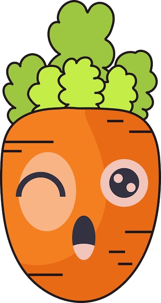 Cartoon Carrot Illustration