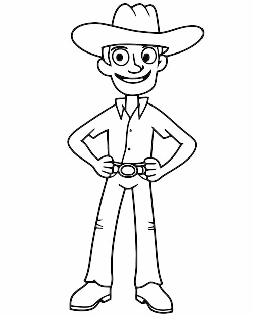 A cartoon character from the movie cowboy