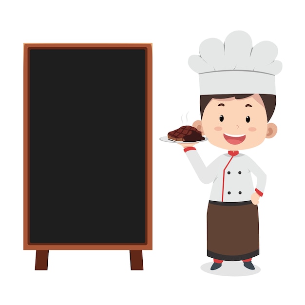 Cartoon chef mascot