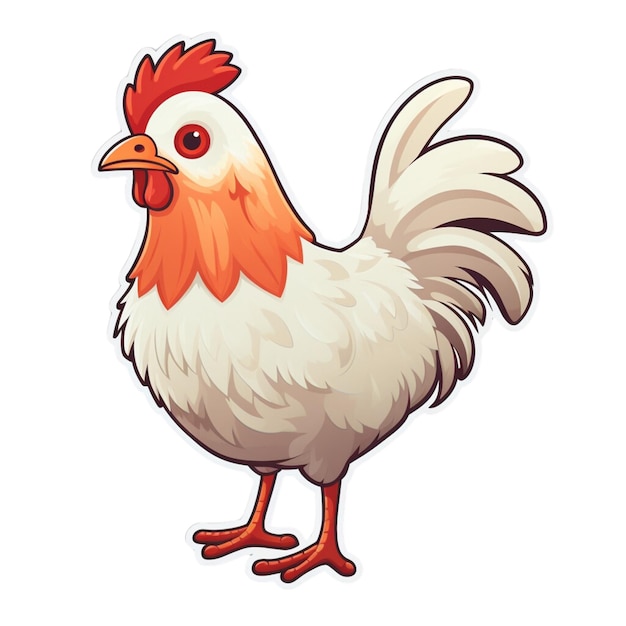 Cartoon chicken vector design