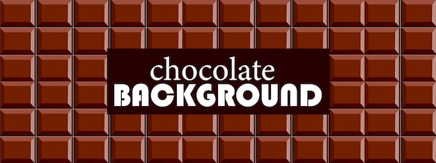 Cartoon chocolate background