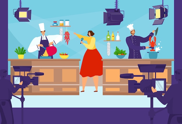 cartoon cooking chef competition show