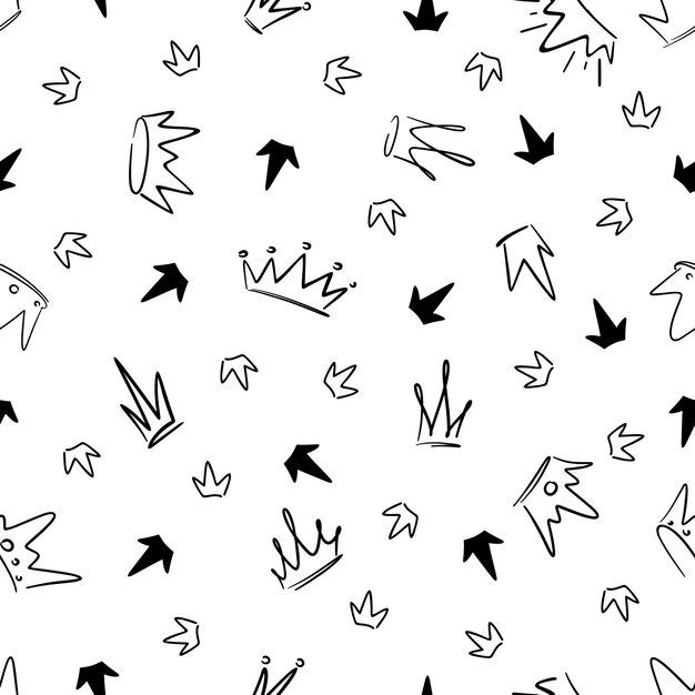 黒と白のグラフィックイラスト