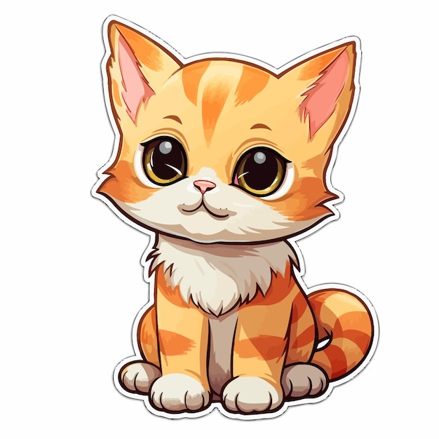 cartoon cute cat