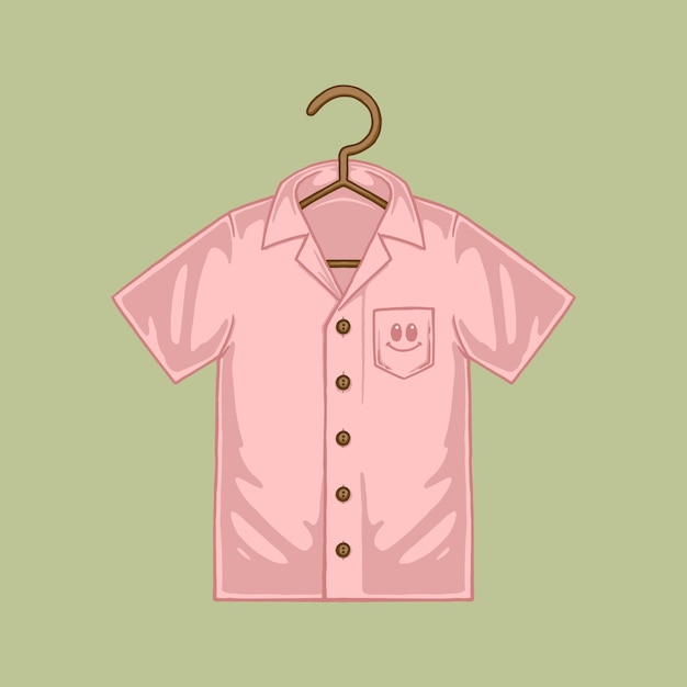Cartoon cute hanging beach shirt