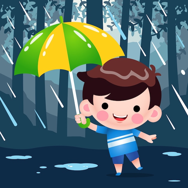 Rain Cartoon Images - Free Download on Freepik