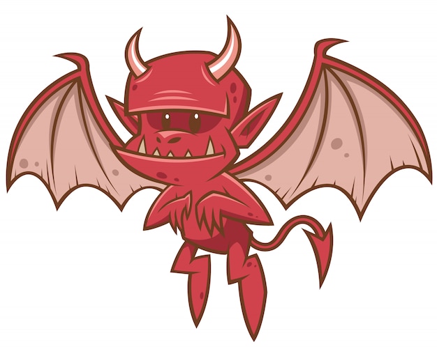 Vector cartoon devil