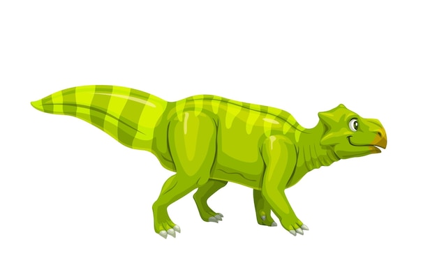 Vector cartoon dinosaur or dino character bagaceratops