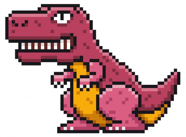 Vector cartoon dinosaur