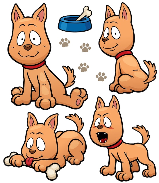 Cartoon dog character