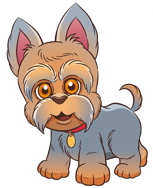 Vector cartoon dog