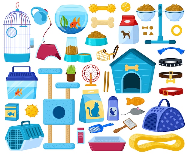 House Things Icons Set, Cartoon Style Royalty Free SVG, Cliparts