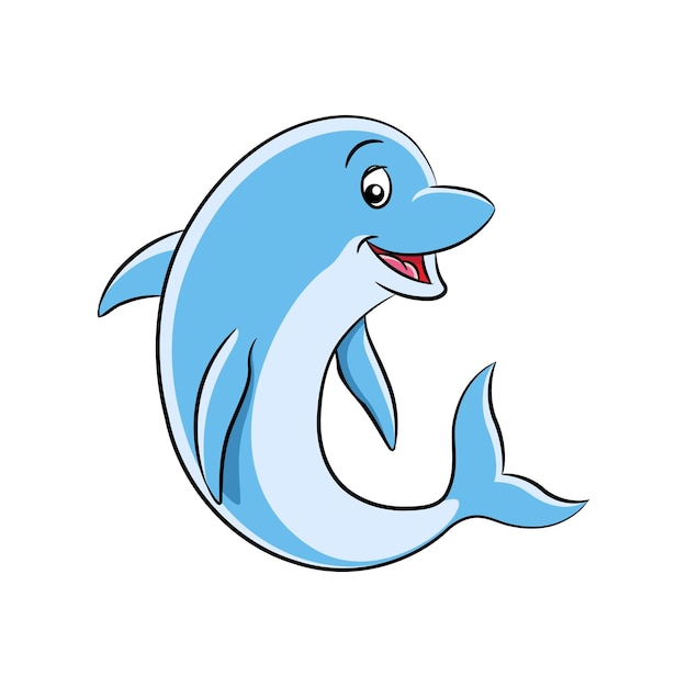 Cartoon Dolphin