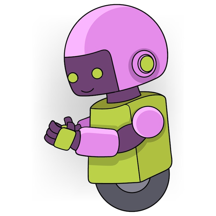 Vector cartoon doodle illustration of advanced technology to help peoples work