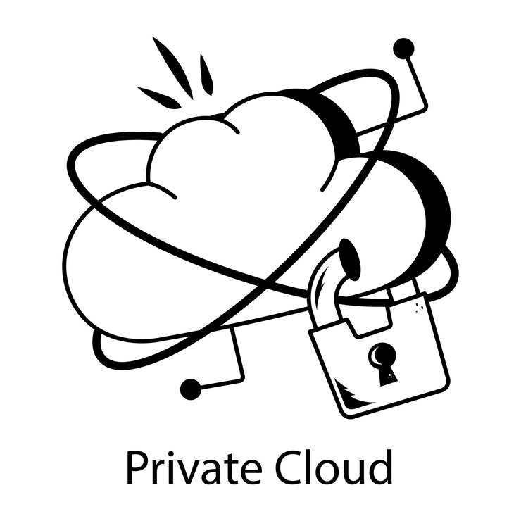 Vector a cartoon drawing of a man with a heart shaped cloud