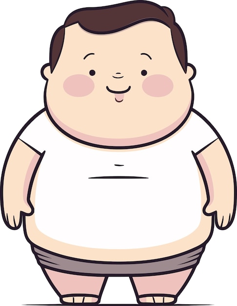 셔츠를 입은 사람의 만화 그림