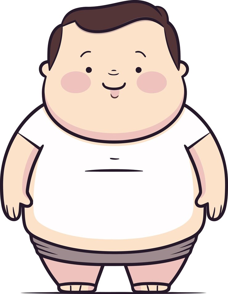 Vector シャツを着た人の漫画画