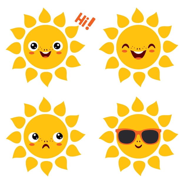 太陽角色的卡通畫面
